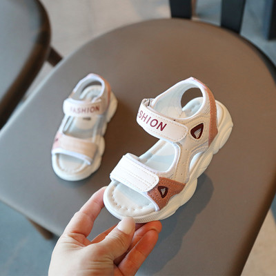 Sandale casual pentru copii cu autocolante - potrivite pentru fete si baieti