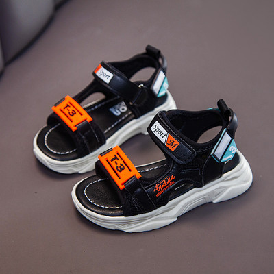 Sandale casual pentru copii cu autocolante - potrivite pentru fete si baieti