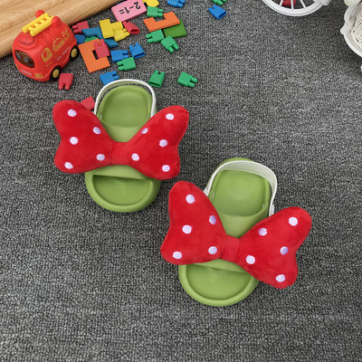 Sandale de cauciuc pentru fete cu panglica textila