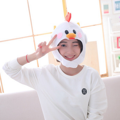 Pălărie distractivă de pluș pentru femei - broască, crab, iepure, căprioară