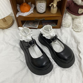 Pantofi casual de dama moderni din piele ecologica si inima cu catarama metalica