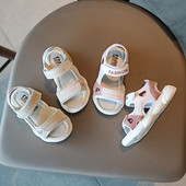 Sandale casual copii pentru fete cu autocolante - doua modele