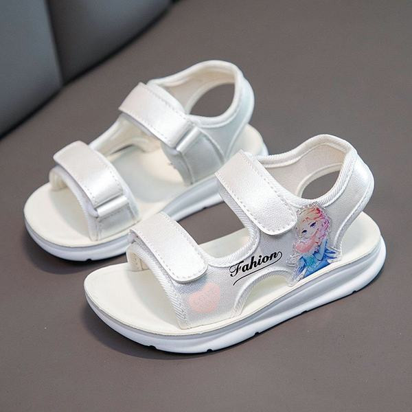 Sandale de vara model nou cu aplicatie de culoare cu efect stralucitor