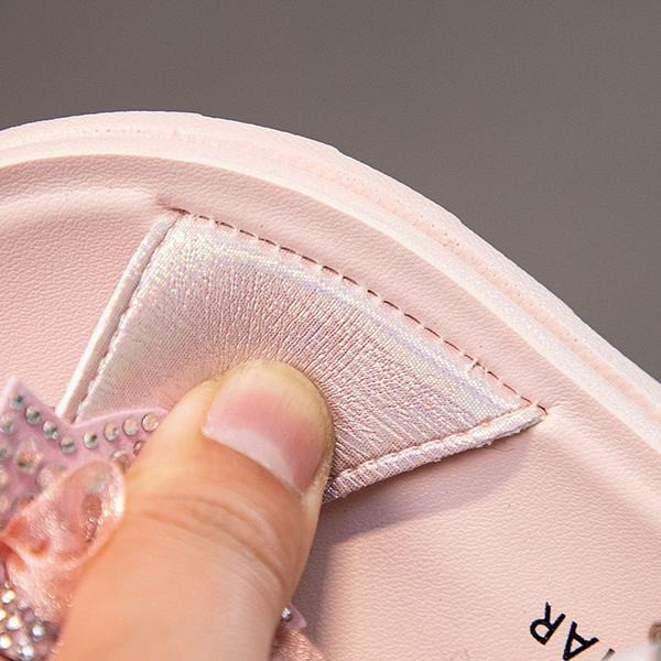 Sandale de vara model nou cu aplicatie de culoare cu efect stralucitor