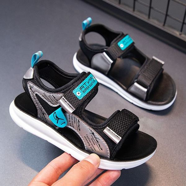 Sandale textile de vară cu velcro