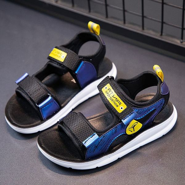 Sandale textile de vară cu velcro