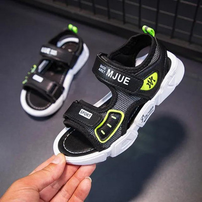 Sandale textile cu autocolante pentru fete si baieti