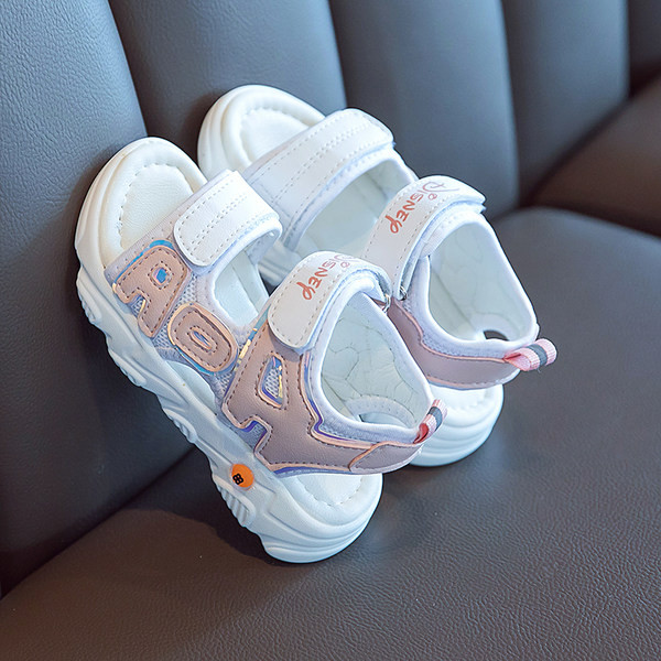 Sandale casual pentru copii cu velcro si talpa moale