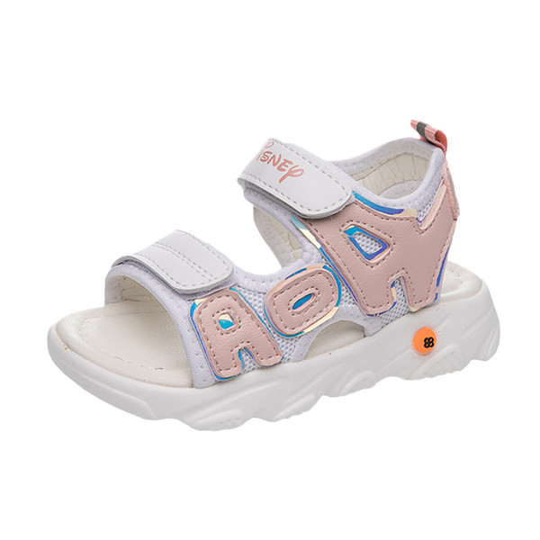 Sandale casual pentru copii cu velcro si talpa moale