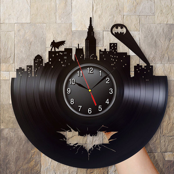 Ceas rotund din vinil decorativ modern