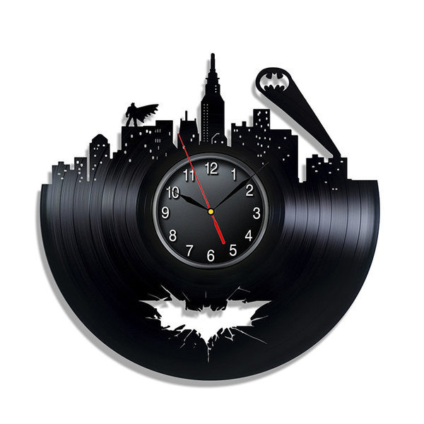 Ceas rotund din vinil decorativ modern