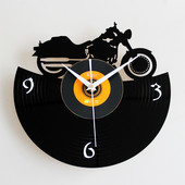Ceas de vinil decorativ modern cu motor