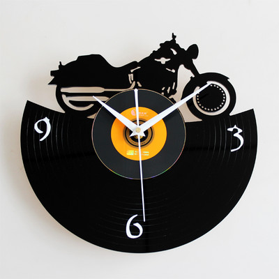 Ceas de vinil decorativ modern cu motor