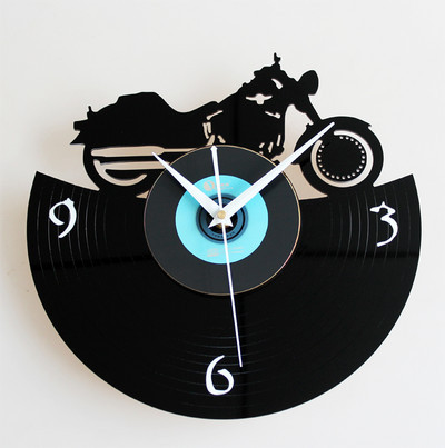 Ceas de vinil decorativ modern cu motor