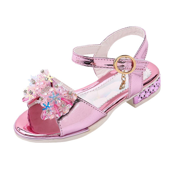 Sandale pentru copii actuale cu panglica si catarama pentru fete