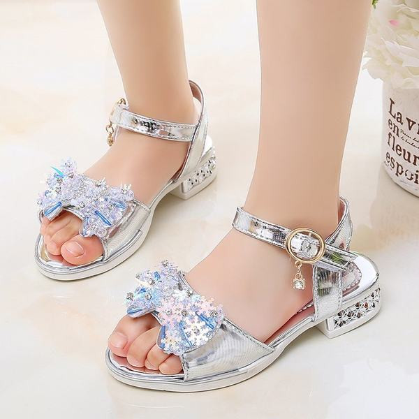 Sandale pentru copii actuale cu panglica si catarama pentru fete