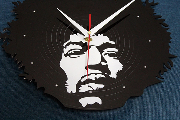 Ceas de perete elegant din vinil