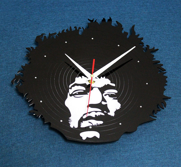 Ceas de perete elegant din vinil