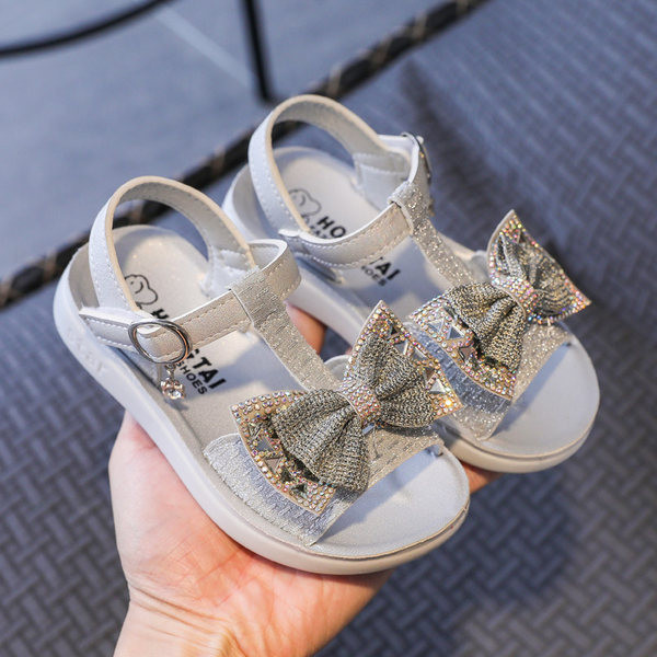 Model nou de sandale pentru copii cu perle pentru fete - mai multe modele