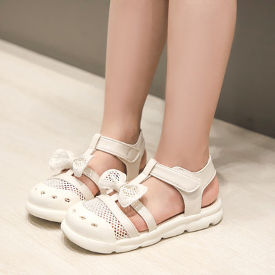 Sandale casual pentru copii cu panglica si plasa