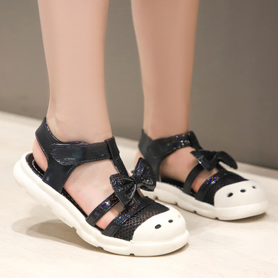 Sandale casual pentru copii cu panglica si plasa