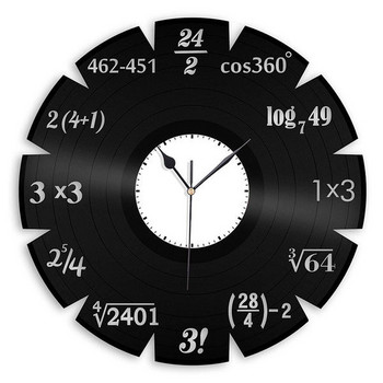 Модерен винилов часовник за стена с цифри