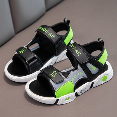 Model nou de sandale textile de vara cu autocolante