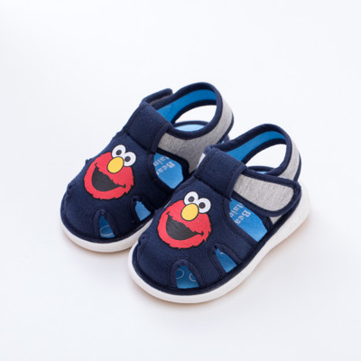 Sandale textile pentru bebelusi cu element 3D