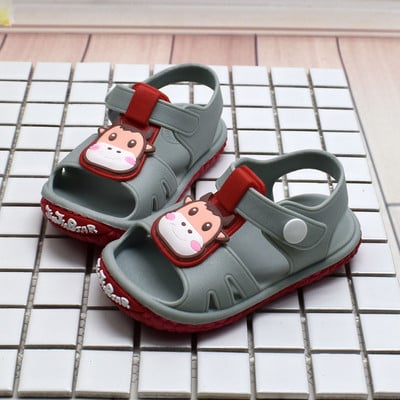 Гумени бебешки сандали с 3D елемент