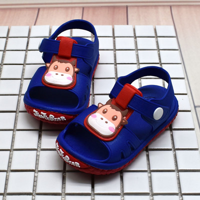 Sandale de cauciuc pentru bebeluși cu element 3D