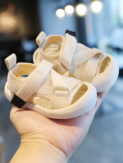 Нов модел бебешки летни сандали с лепенки-подходящи за момичета и момчета