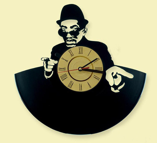 Ceas de perete rotund din vinil