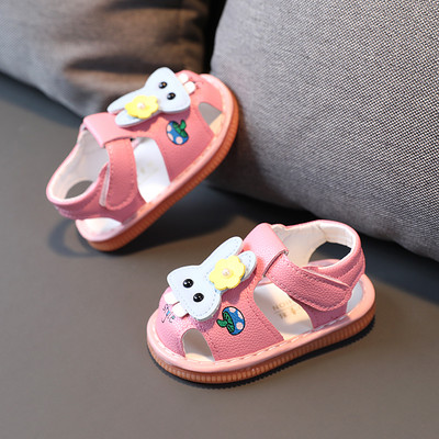 Sandale pentru bebeluși cu autocolant - mai multe modele