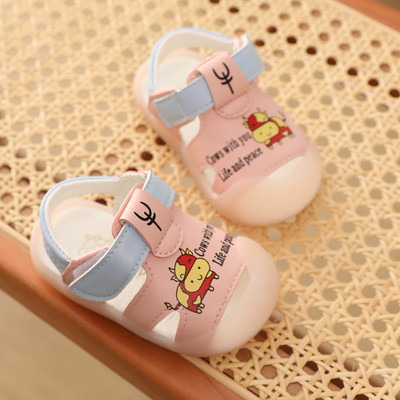 Sandale pentru bebelusi din piele ecologica cu decor 3D