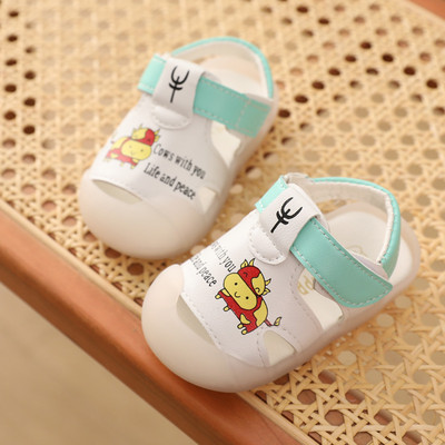 Sandale pentru bebelusi din piele ecologica cu decor 3D