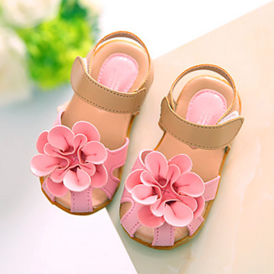 Sandale pentru bebeluși cu autocolante și inscripție pentru fete și băieți