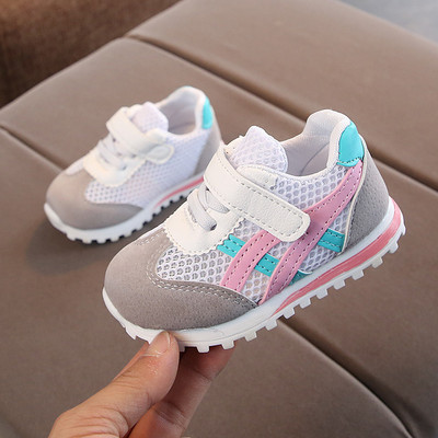 Tenisi casual pentru bebelusi cu plase - potriviti pentru fete si baieti