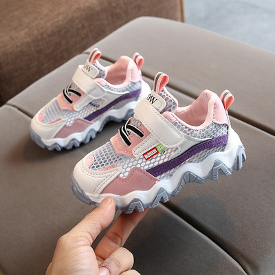 Tenisi casual pentru bebelusi cu plase - potriviti pentru fete si baieti