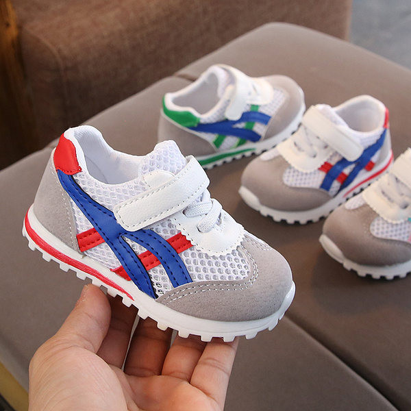 Tenisi casual pentru bebelusi cu plase - potriviti pentru fete si baieti