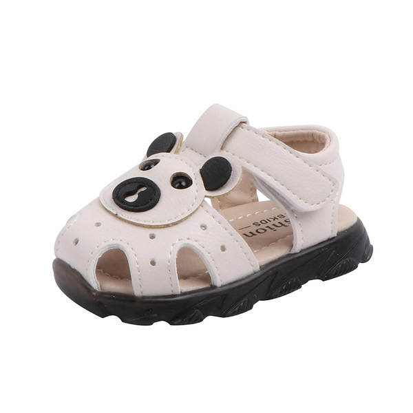 Sandale pentru bebelusi din piele ecologica cu plasture