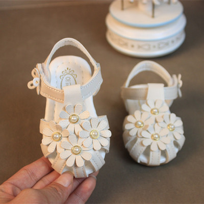 Sandale de vara bebelusi pentru fete din imitatie de piele