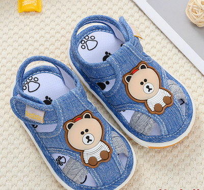 Sandale textile pentru bebelusi - diferite modele