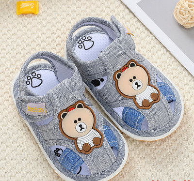 Sandale textile pentru bebelusi - diferite modele