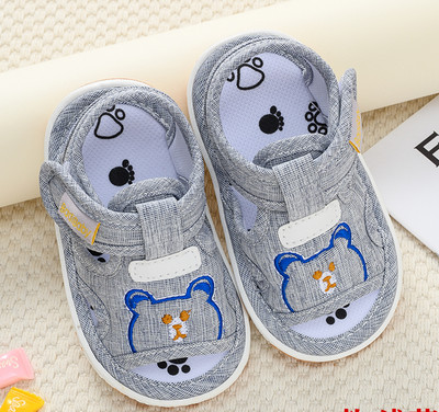 Sandale textile pentru bebelusi - diferite modele