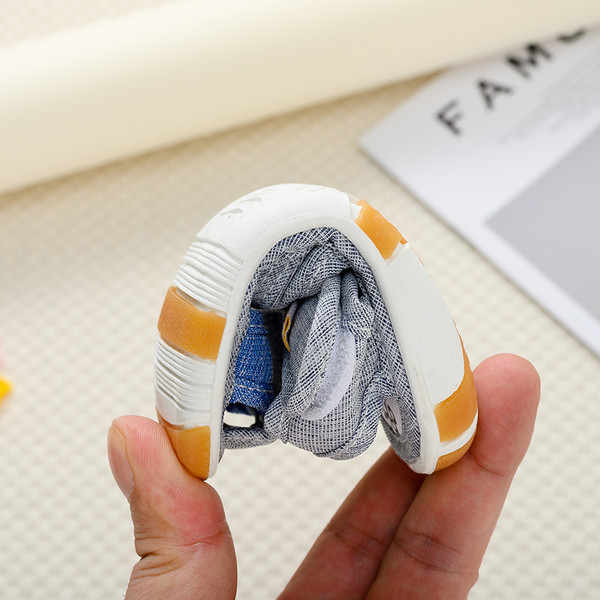 Sandale textile pentru bebelusi - diferite modele