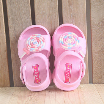Нов модел бебешки гумени сандали за момичета