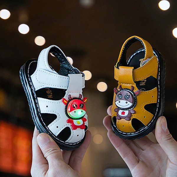 Летни бебешки сандали от еко кожа за момичета и момчета