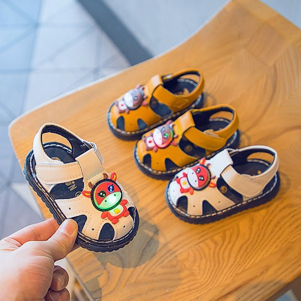 Летни бебешки сандали от еко кожа за момичета и момчета