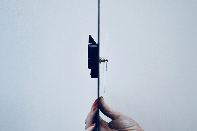 Ceas modern decorativ din vinil cu inscripția Harry Potter