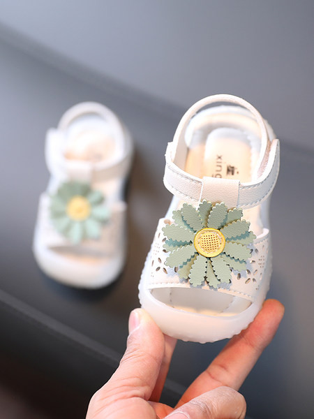 Sandale fetite pentru bebelusi din piele ecologica